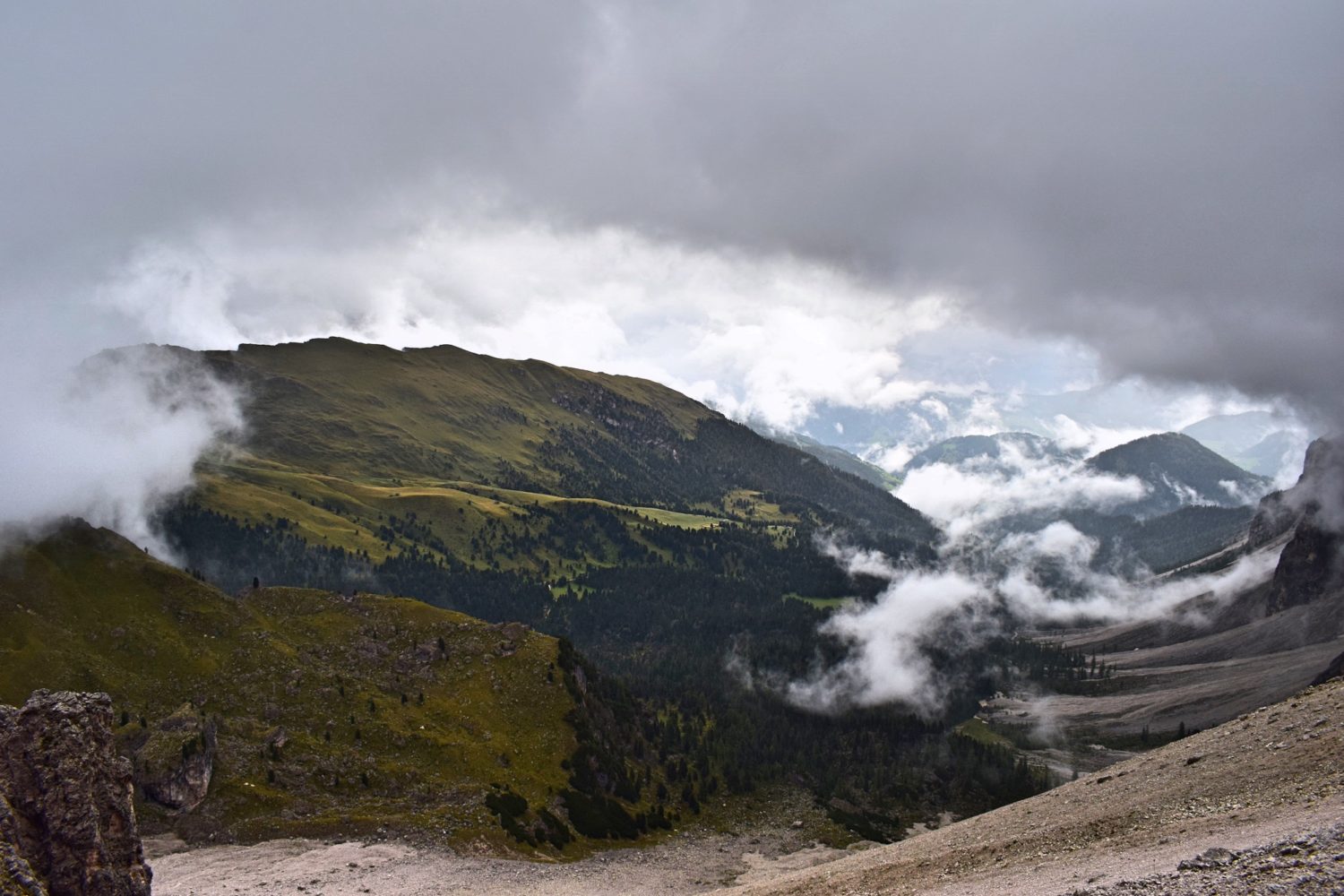 Hytte til hytte i Dolomitterne