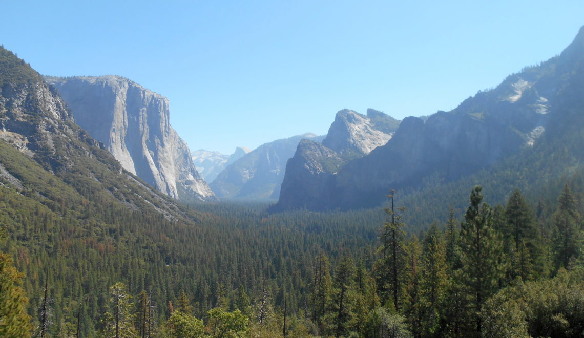 Tunnel View - vandre i Yosemite