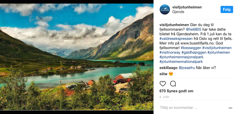 Jotunheimen hiking