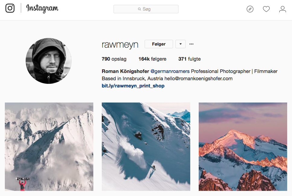 10 inspirerende Instagram-profiler for naturelskere - rawmeyn