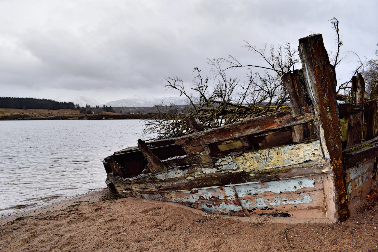 Great Glen Way shipwreck 